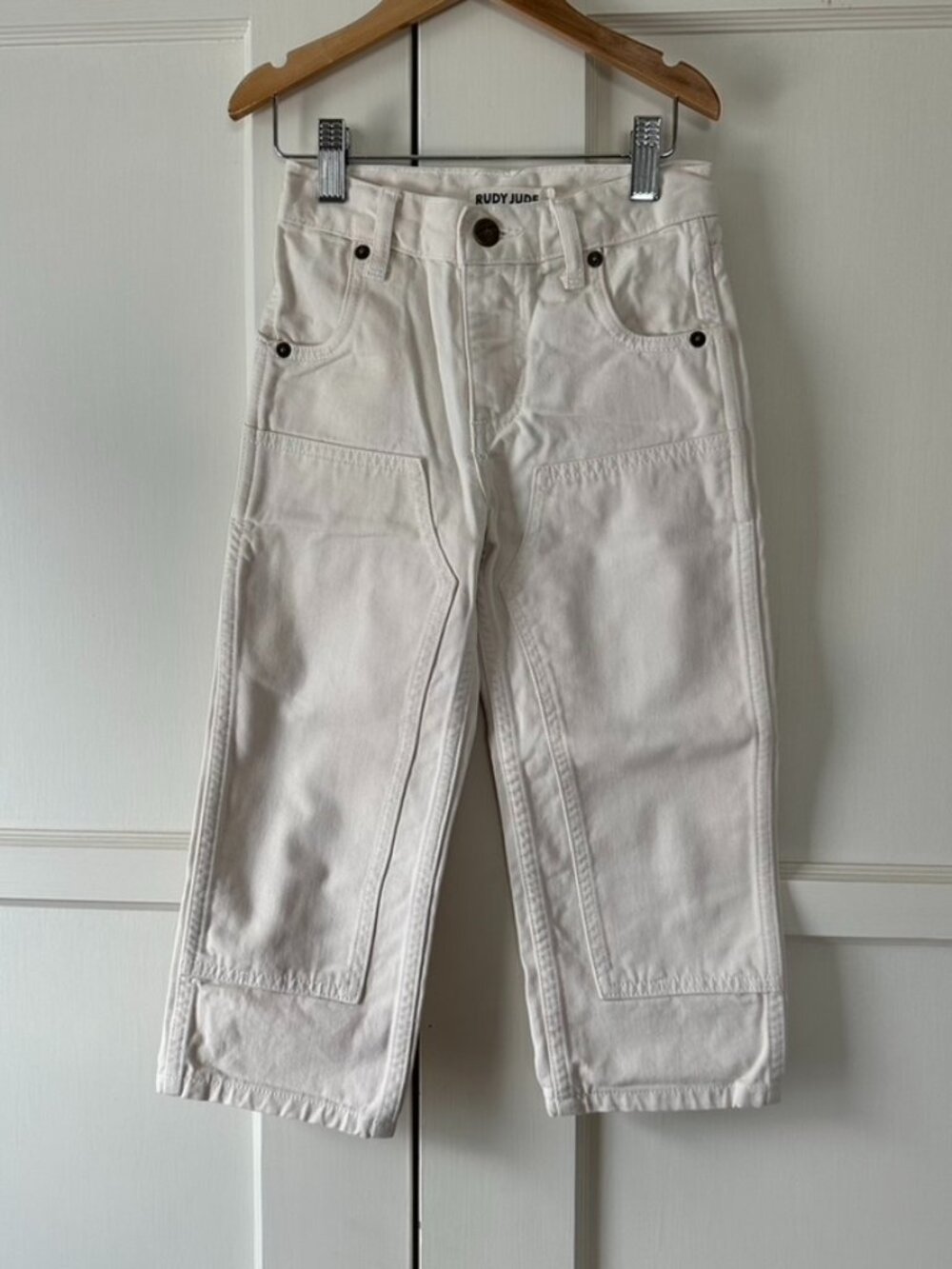 Rudy Jude Kid's White Utility Pants - 6YR